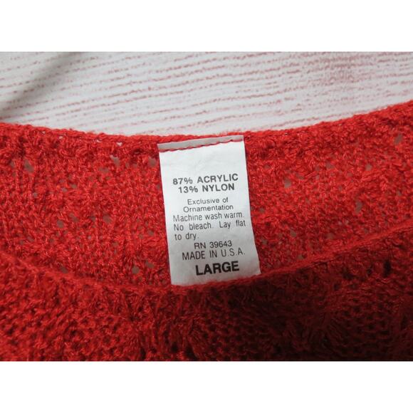 Vintage Sweater Lot of 5 1970s 1980s Ladies Medium Large Tops Pullover - Picture 13 of 13